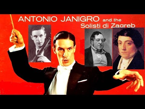 Rossini:Six String Sonatas -AntonioJanigro & Solisti Di Zagreb-2 mono Lps-c.1955