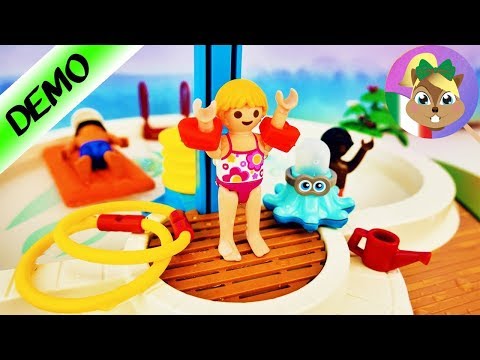 playmobil PISCINA con doccia perfetta per la famiglia  Vogel? -costruire il set italiano