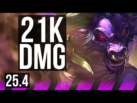 ALISTAR & Ezreal vs SHEN & Kai'Sa (SUP) | 21k DMG, 9/4/17 | KR Master | 25.4