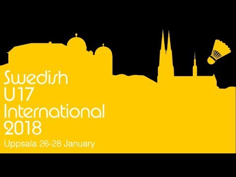 Swedish U17 International  2018 Day 3 Court 4 Semi and Finals