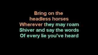 Bring on the Dancing Horses Echo &amp; the Bunnymen karaoke CustomKaraoke RARE custom and