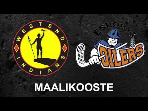 Maalikooste: Westend Indians – Esport Oilers 30.09.2016