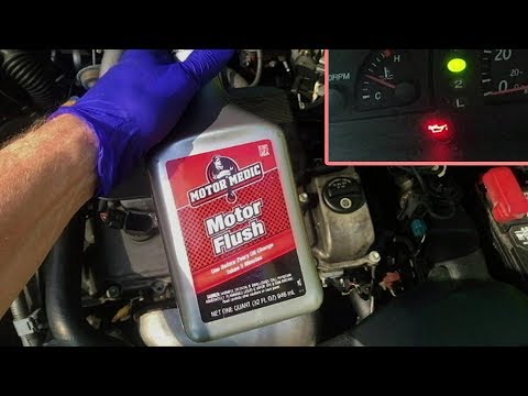 Oil Pressure Light & Motor Medic MOTOR FLUSH This Happened...