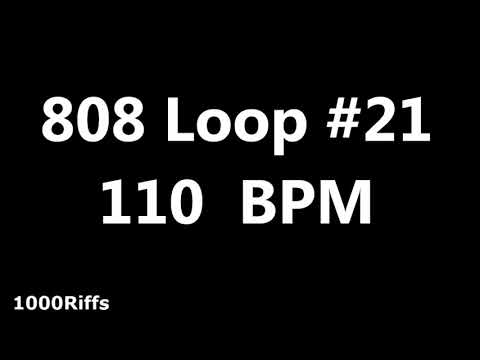 808 Loop Beat # 21 : 110 BPM : Beats Per Minute