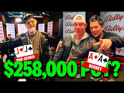 BERKEY'S WILD RIDE CONTINUES! $258,000 POT?! ♠ Live at the Bike!