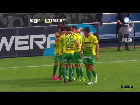Campeonato de Primera División - Fecha 10 - Vélez 2 - 1 Defensa y Justicia - Gol de Stefanelli