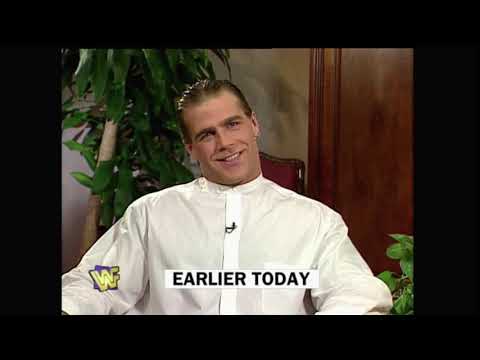 WWF Raw 12/11/1995 - Shawn Michaels Comments on His Health
