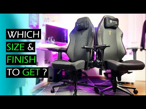 Secretlab Titan Evo 2022 - Size & Finish Guide