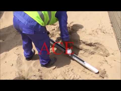 Sand Extraction with Suction Wand
