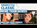 More Than Words Guitar Tutorial - Full Walk-Through With TAB | Extreme Guitar Lesson