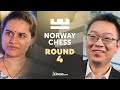 Norway Chess 2025 Magnus V Arjun Fabiano V Gukesh Leader Humpy Faces Ju Rd 4