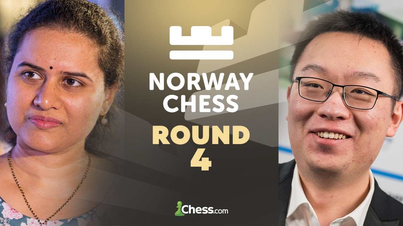 Norway Chess 2025! Magnus v. Arjun & Fabiano v. Gukesh! Leader Humpy Faces Ju! Rd 4
