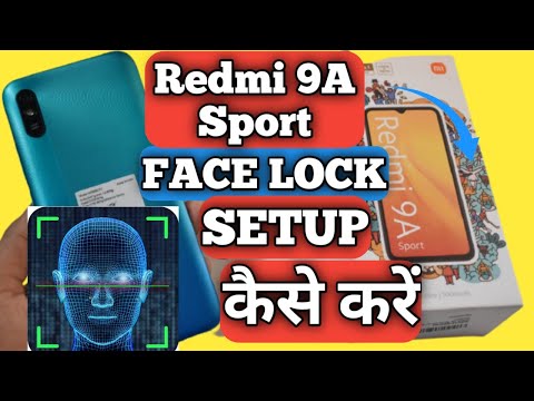 How To Set Face Lock Lock in Redmi 9A Sport | Redmi 9A Sport Face Lock कैसे लगायें | @akstech4u