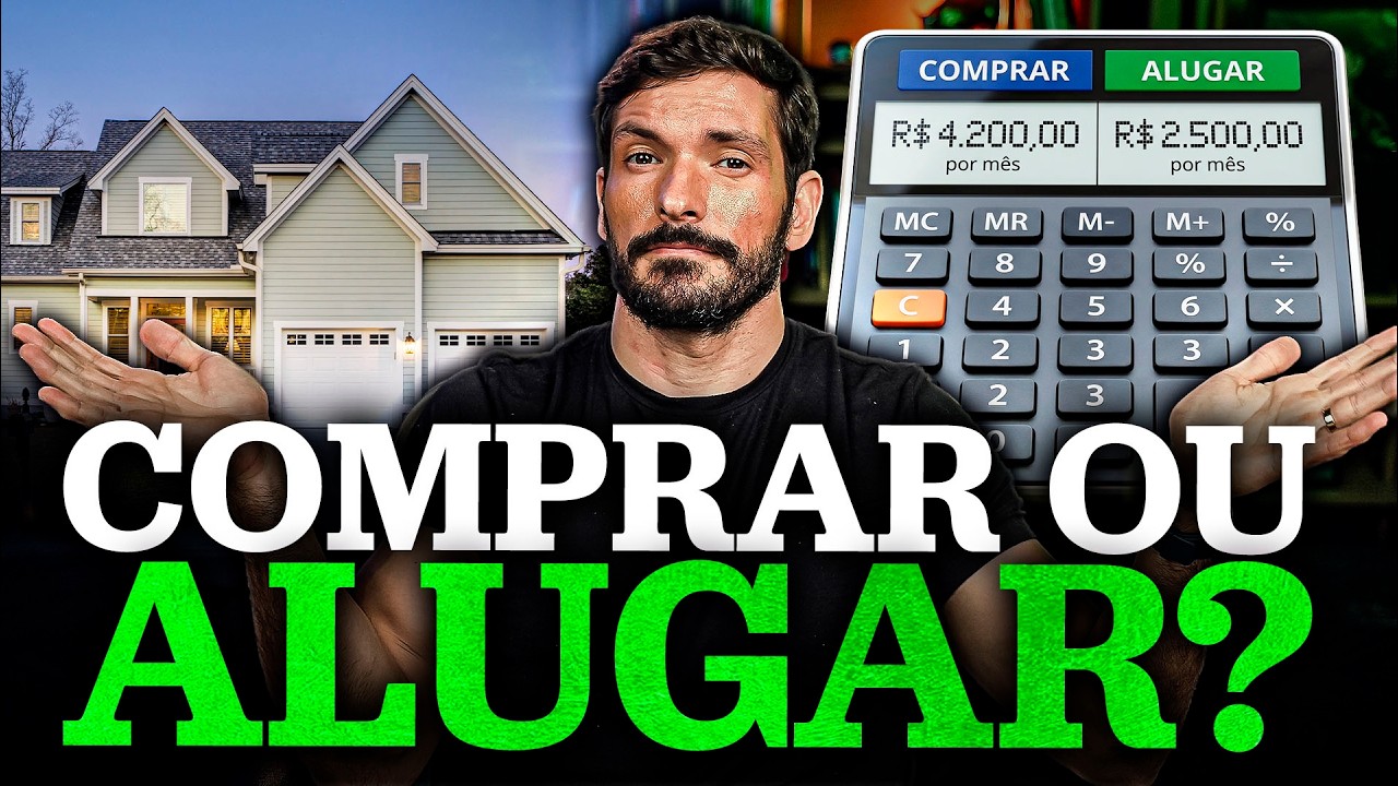 VALE MAIS A PENA COMPRAR IMÓVEL OU MORAR DE ALUGUEL? | Simulando na prática!