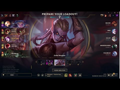 League of Legends: support Morgana with apc Ziggs - Game 17