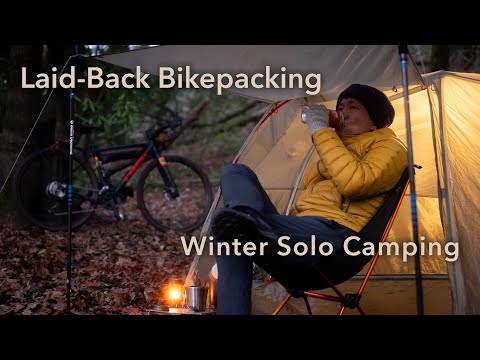 Winter SOLO Laid-Back Bikepacking [ Rolex Explorer II, Trek Checkpoint ALR 5, Ornot, Ortlieb ]