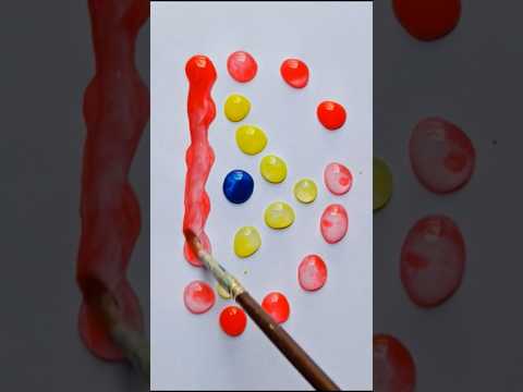 Water drop color mixing #shorts #art #waterdrop #colormixing