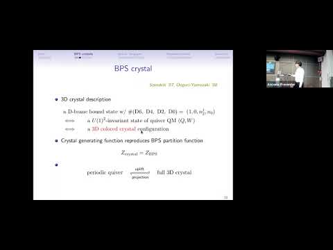 Wei Li - BPS algebras and representations from colored crystals