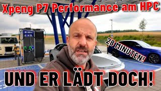 Und er lädt doch: Xpeng P7 Performance am HPC - Der ZWEITE VERSUCH!