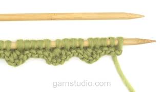 Video thumbnail for How to work a picot edge with 5 stitches in between each picot