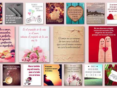 Love Messages in Spanish – Text Editor & Stickers Video