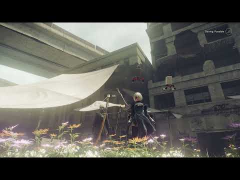 Nier: Automata PEACEFUL SLEEP 1HOUR AMBIENCE RESISTANCE CAMP (2017 GAME A-RPG)