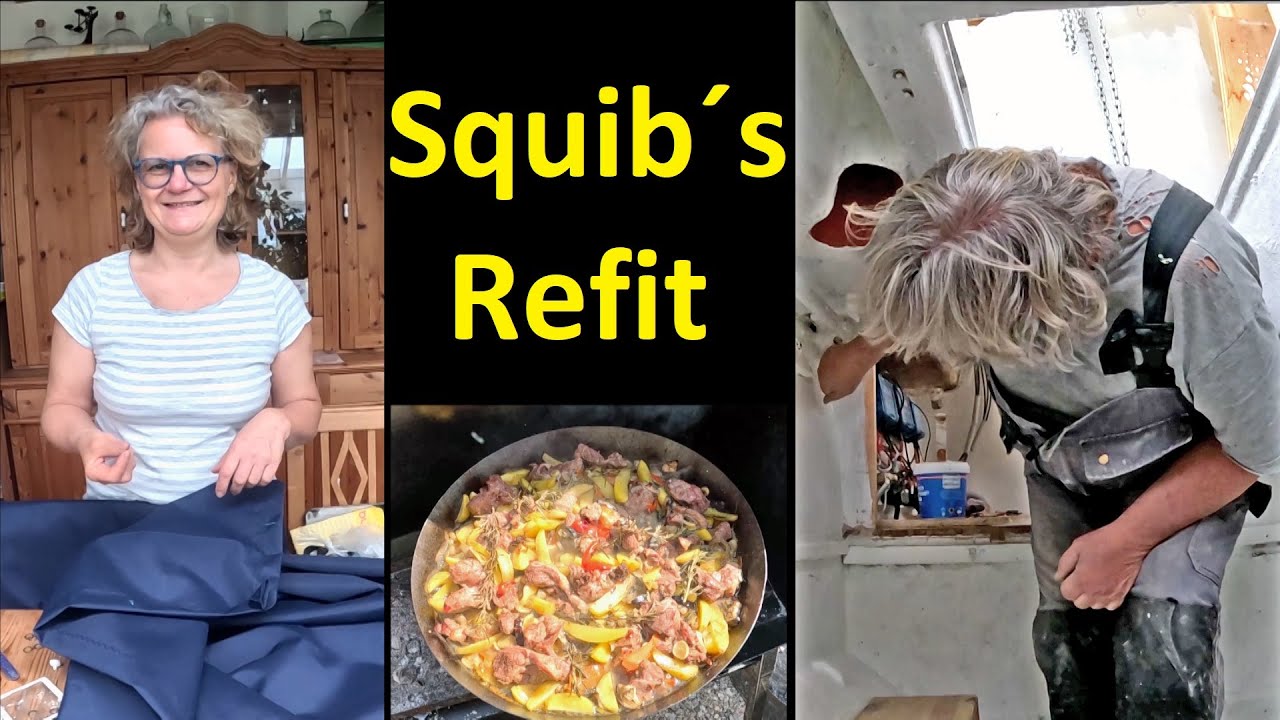 Squib´s Refit - Work without getting dirty - Grilling - Covers for solar panels /70