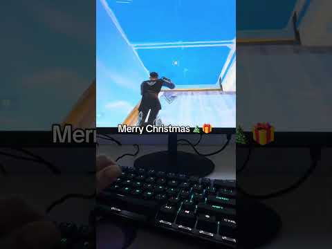 Merry Christmas 🎄🎁 #fortnite #gaming #christmas #xmas #viral #viralvideo #freebuilding #keyboard