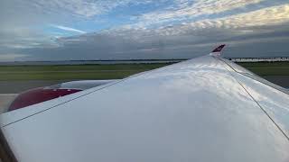 Virgin Atlantic Airbus A350-1000 Takeoff from New York JFK