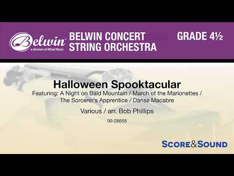 Halloween Spooktacular, arr. Bob Phillips – Score & Sound