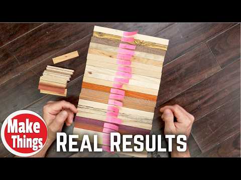How to Fume Wood with Ammonia: Real Results on 21 Species // MIMS #8