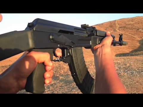 Arsenal SAM7R AK47 7.62x39 100 Yards Steel Target Shooting