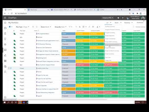 OnePlan Financial Plans Overview
