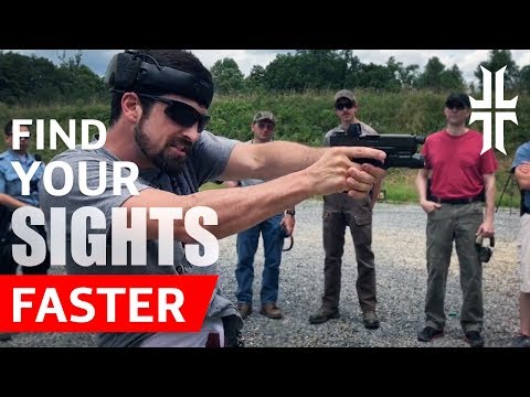 Shooting Tip: Find your Pistol Sights FASTER