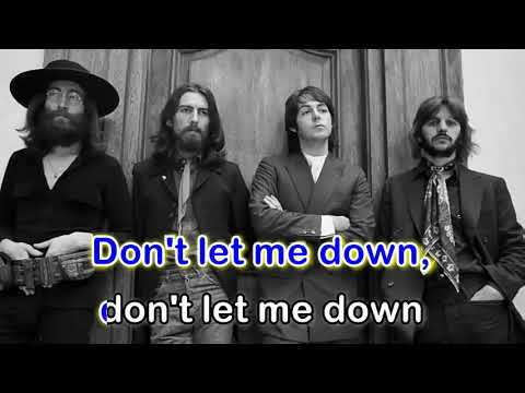 Don't Let Me Down - The Beatles (Karaoke Version)