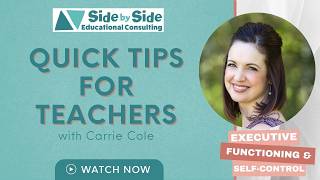Quick Tip | Executive Funtioning & Self-Control