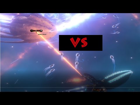 (Leviathan VS Amoeba)Leviathan wanders into its doom on Stellaris