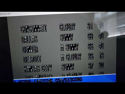 WeatherStar 4000 simulator (February 21, 2026)