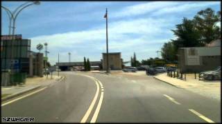 preview picture of video '214 - Portugal - Spain. A25 / N-620, E80 - Vilar Formoso - Fuentes de Oñoro. Border Crossing [HD]'