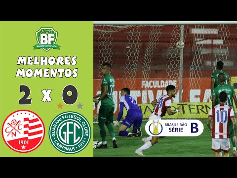 Náutico 2 x 0 Guarani | Brasileirão Série B 2020 | Melhores Lances | Barrinha Fechada