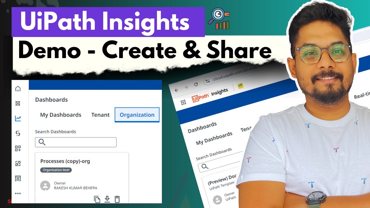 Demo on Creating & Sharing Insights Dashboard - UiPath | UiPath Insights Demo