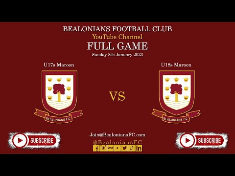 FULL GAME - U17s Maroon vs U18s Maroon - 08.01.23