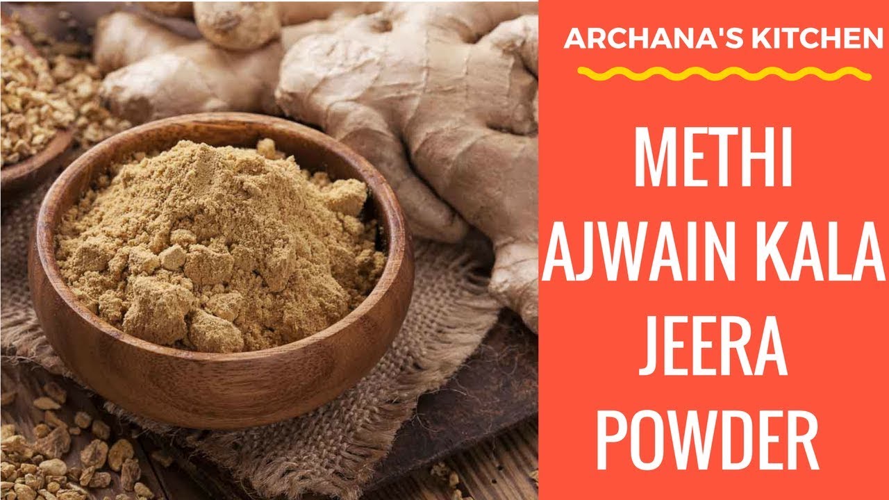Methi Ajwain Kala Jeera Powder - Healthy Recipes by Archana's Kitchen