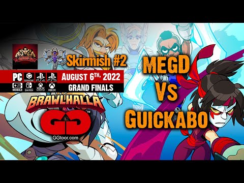 #GGtoor BRAWLHALLA : BH Skirmish 2 - 1V1 Grand Finals - megD Vs Guickabou