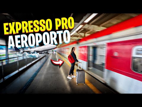 Como ir pro AEROPORTO DE GUARULHOS de TREM?