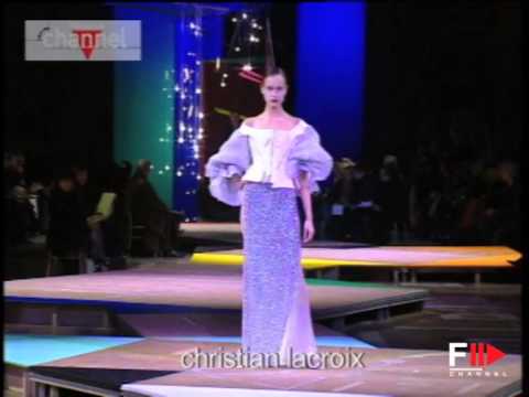 "Christian Lacroix" Autumn Winter 2001 Bridalwear Paris & Rome by FashionChannel