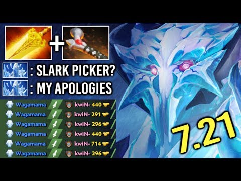 New Hero To Counter Slark! Mid Ancient Apparition Rod of Atos No Escape Build by Waga 7.21 Dota 2