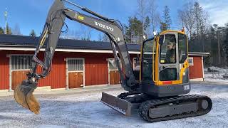 VOLVO ECR 58 minigrävare till salu bild 4 VOLVO ECR 58 minigrävare bild 4