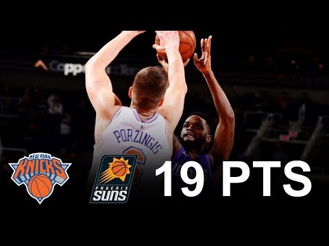 Kristaps Porzingis Full Highlights 2018.01.26 at Suns - 19 Pts, 7 Rebs, 2 Asts, 3 Blk