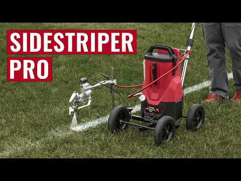 SideStriper Pro  – Precise line marking. Cordless. Airless. Professional.